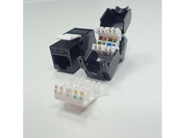Netrack - Modulaarinen insertti - CAT 5e - UTP - RJ-45 - musta