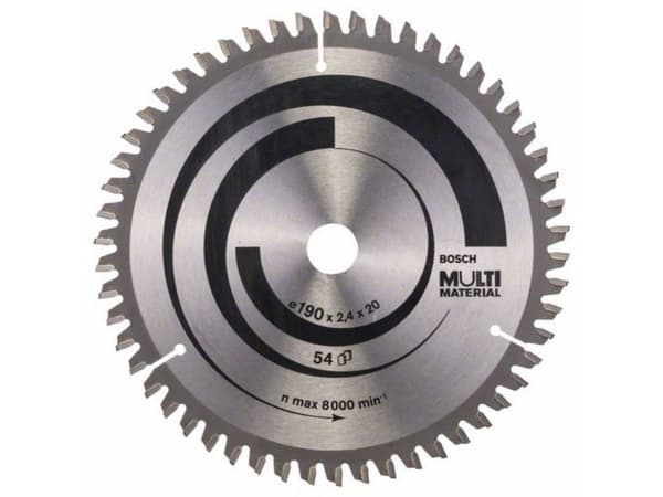 Bosch RUNDSAVKLINGE MULTI 190X2,4X20MM 54 TDR