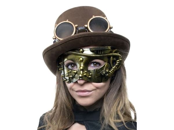 Steampunk puolinaamio