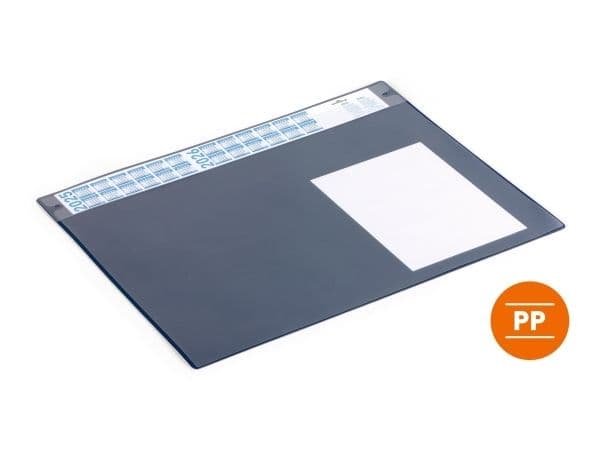 Skriveunderlag 650x480 mm med kalender og PP-overflate – (5 stk.)