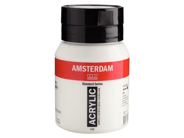 Amsterdam Standard Series akrylfärg Titanium White 105