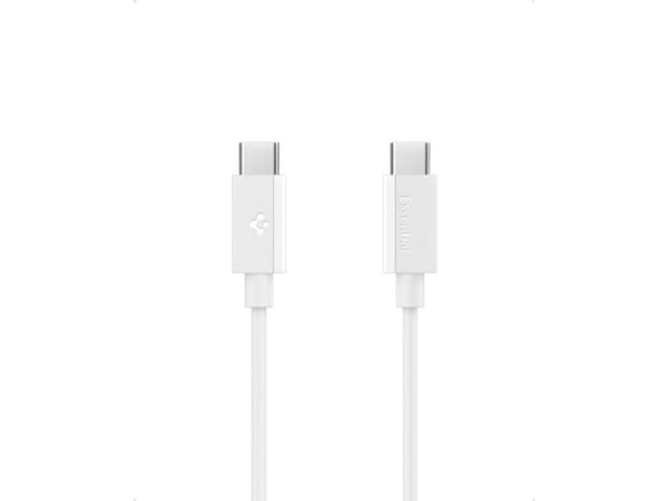 Spigen ACA08719, 2 m, USB C, USB C, USB 2.0, 0,48 Gbit/s, Valkoinen
