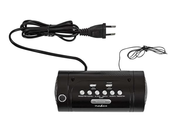 Nedis CLAR005BK - Klockradio - svart