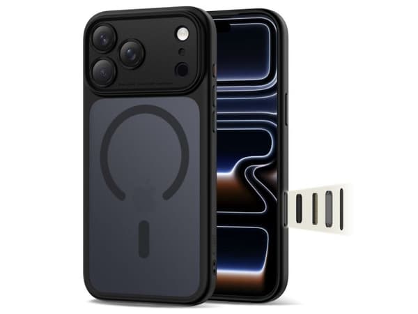Tech-Protect Magpeak MagSafe-deksel til iPhone 17 Pro - matt sort