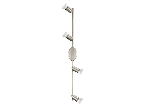 EGLO BUZZ-LED spotlight i borstat stål, 4L
