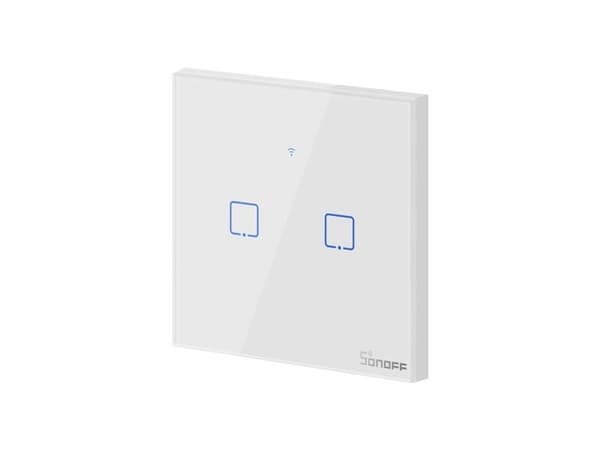 Smart switch WiFi + RF 433 Sonoff T1 EU TX – 2 kanaler