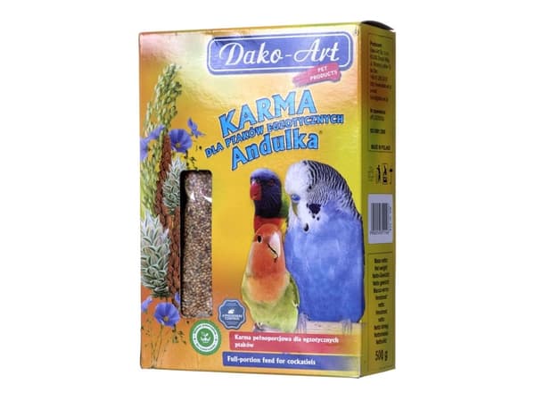 Dako-Art 500g ANDULKA foder för exotiska fåglar