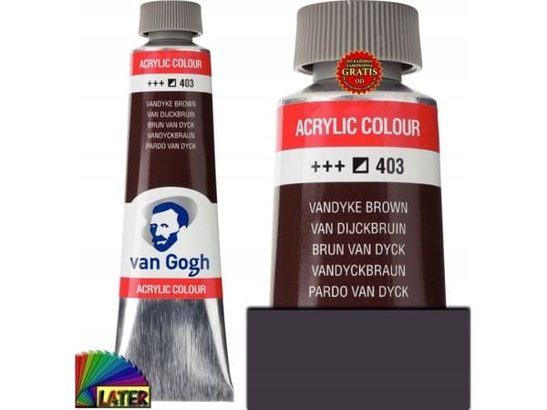 Van Gogh akrylfärg i tub Vandyke Brown 403