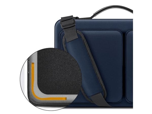 Tech-Protect Defender laptopveske 15–16" – blå