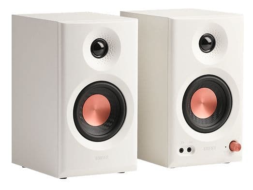 Edifier MR3 - Högtalare - för studiomonitor - trådlös - Bluetooth - Appkontrollerad - 34 Watt (Total) - 2-vägs - vit