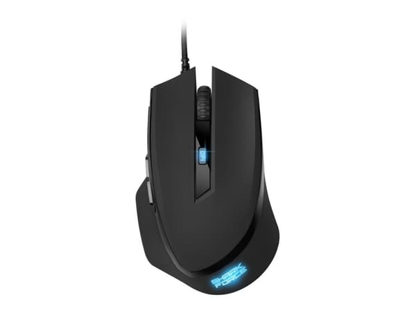 Sharkoon SHARK Force II - Mus - optisk - 6 knapper - kablet - USB - svart