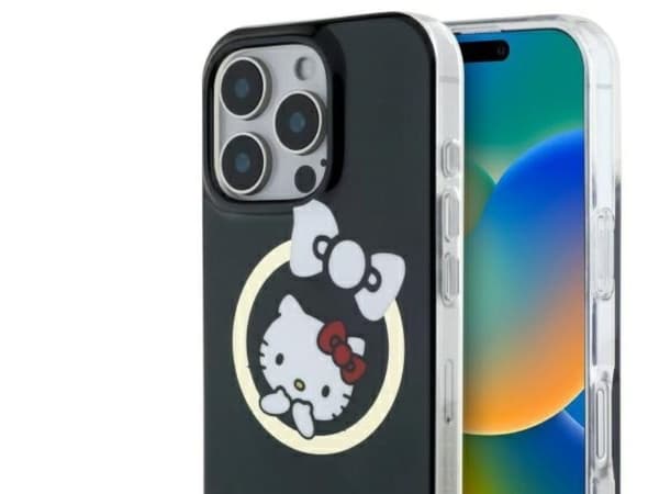Hello Kitty IML Fun bow Magsafe iPhone 16 Pro Max Case - Black