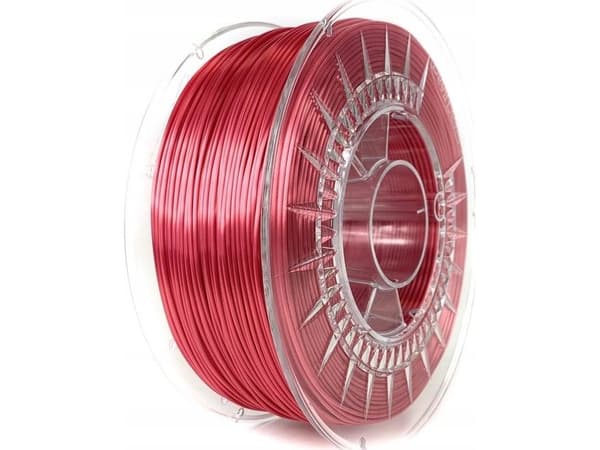 Plastikas Devil Design Silk - 1,75 mm - 1 kg - Rød