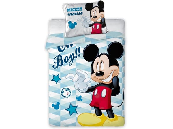 Mickey Mouse Junior sengetøy 100x135 cm – 100% bomull