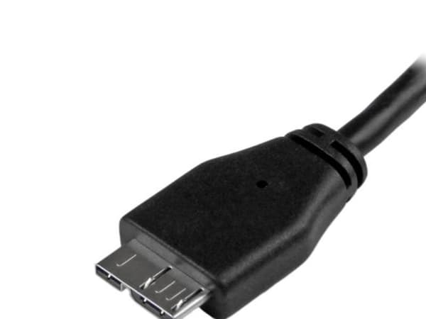 StarTech.com 3m 10ft Slim USB 3.0 A - Micro B kaapeli M/M - Mobile Charge Sync USB 3.0 Micro B kaapeli älypuhelimiin ja tabletteihin (USB3AUB3MS) -...