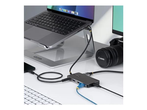 Startech - Dokkingstasjon - for bærbar - USB-C 3.2 Gen 2 - HDMI - 10GbE, 1GbE - 140 watt