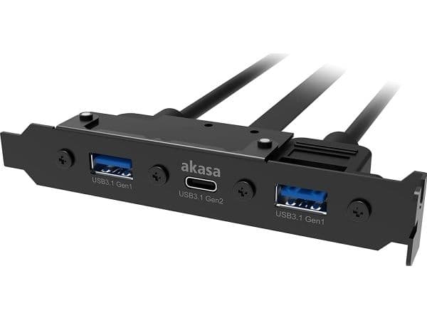 Akasa 2xUSB3/1xUSB-C paneladapter