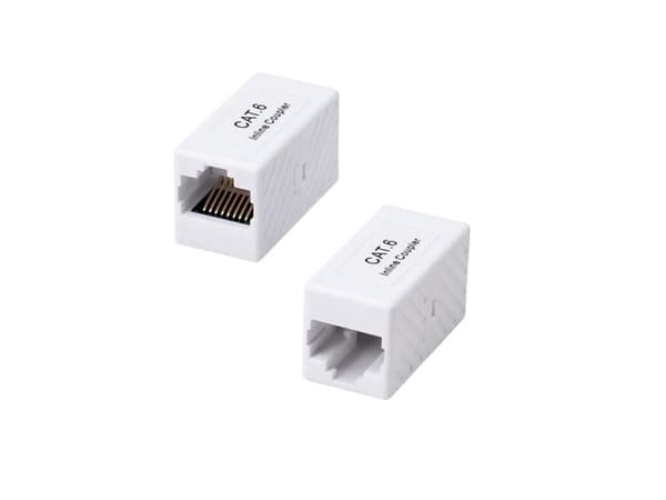 LogiLink Cat.6 RJ45 mini patch cable connector, unshielded, plastic housing