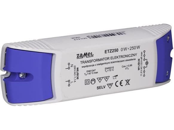 ETZ250 ELEKTRONISK TRANSFORMATOR 0-250W 230V AC /11,5V AC