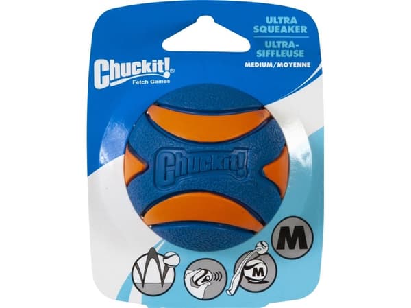 Chuckit! ULTRA SQUEAKER BALL MEDIUM (52068)