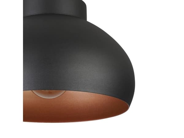 EGLO MOGANO 2 tak E27 Ø280 sort/kobber