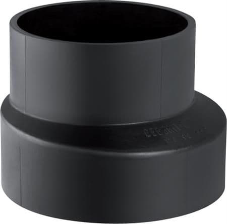 75 x 63 mm Reduksjon excentrisk sort PEH Geberit