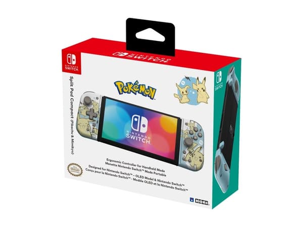 HORI Split Pad Compact - Håndkonsoll - Pikachu & Mimikyu - for Nintendo Switch, Nintendo Switch OLED