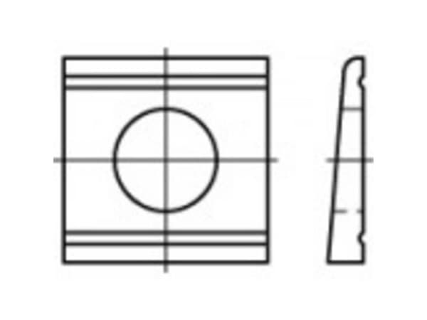 Brickor av stål 100 st TOOLCRAFT 106718