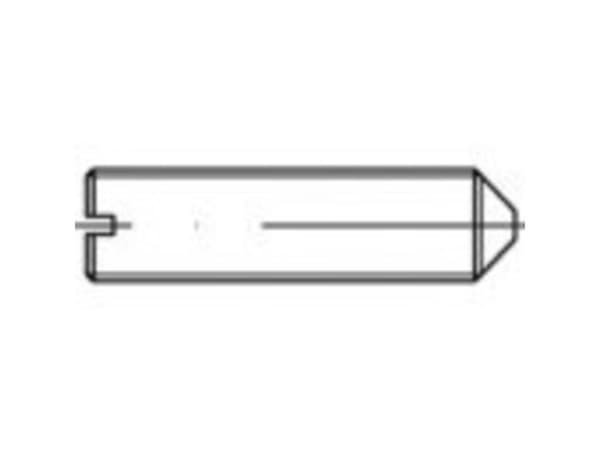 TOOLCRAFT gjengekran M3 4 mm messing 100 stk