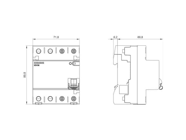 Siemens 5SV3626-4, 10 A, IP20