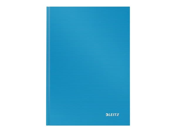 Leitz Solid - Notisbok - A5 (148 x 210 mm) - 80 ark / 160 sider - rutet - lyseblå - plast