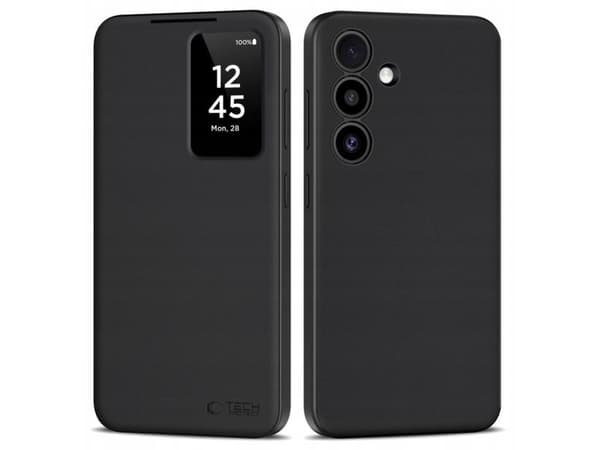 Tech-Protect Smart Wallet-etuier til Samsung Galaxy S25+ - matt sort