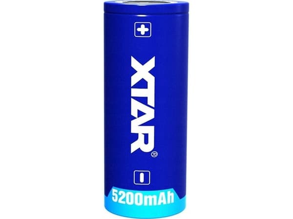 Xtar Xtar 26650 5200mAh 3,6V - 3,7V skyddad ( PCB )
