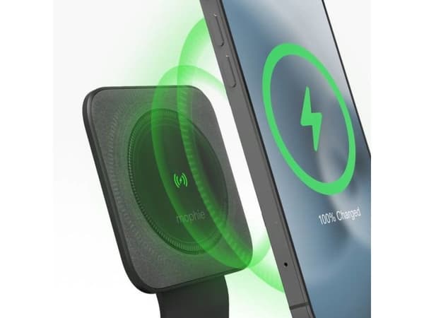 mophie snap+ wireless stand, Innendørs, Trådløs lading, Sort