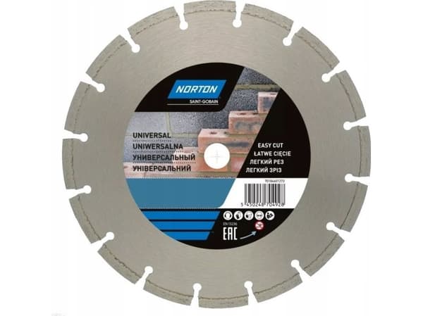 Norton Clipper diamantblader 180x25,4 mm segmentert standard universal 70184601272