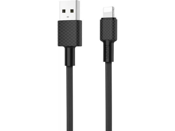 Hoco USB-A – Lightning-kabel, 1 m, svart (26972-uniw)