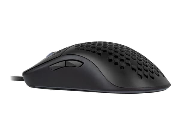 Arozzi Favo - Mus - optisk - 7 knapper - kablet - USB - Sort