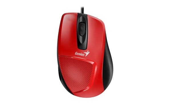 Genius Computer Technology DX-150X, Optinen, USB A-tyyppi, 1000 DPI, Musta, Punainen