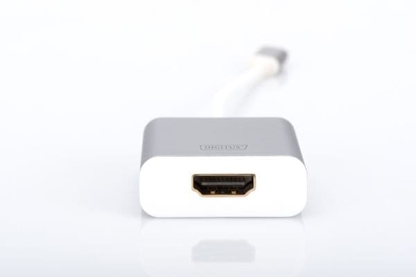 DIGITUS - Extern videoadapter - USB-C - HDMI - aluminium