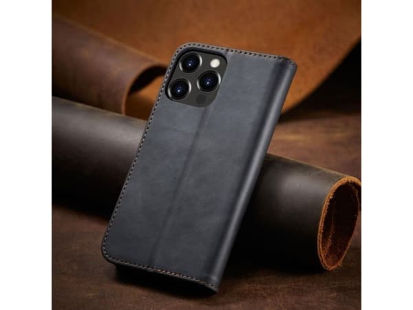 Magnet Fancy Case iPhone 14 Plus flipdeksel lommebokstativ - svart