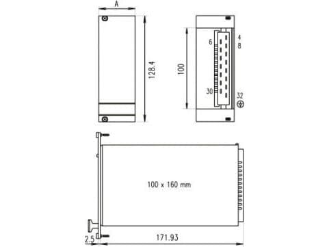 nVent SCHROFF 21005473 Frontplate 1 stk