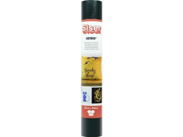 Siser transferfolie, skärbredd 30 cm, svart