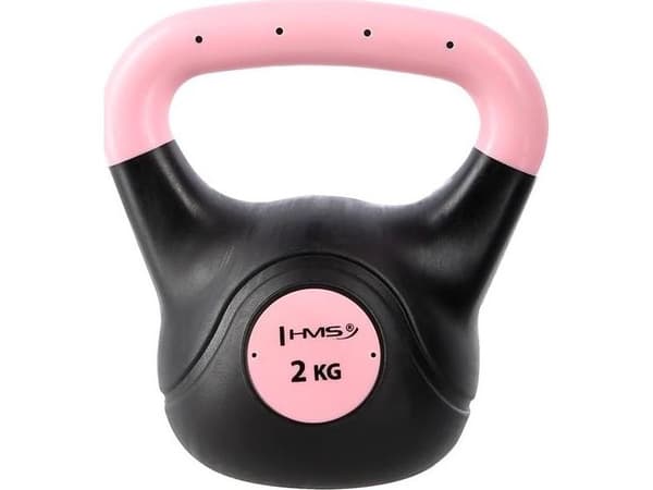Kettlebell HMS KPC02, støpejern 2 kg