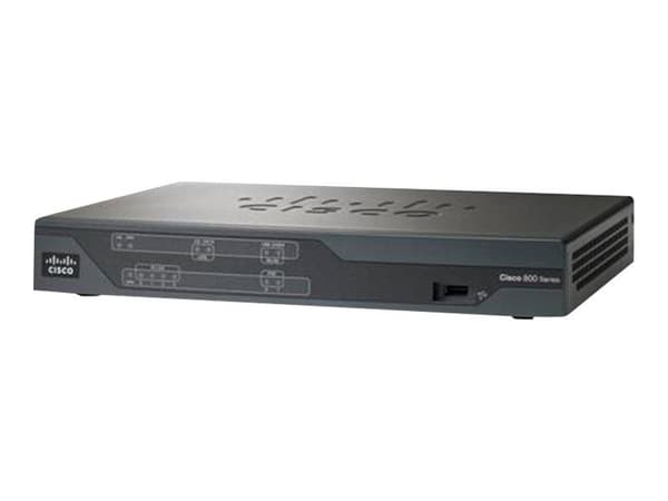 Cisco C886, Nopea Ethernet, DSL WAN, Musta