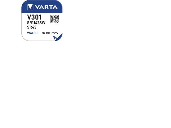 V301/SR43 sølv myntur J-pack