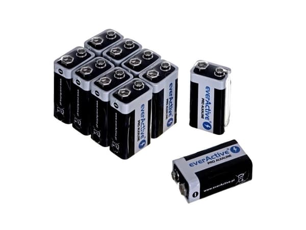 EverActive 6LR61PRO alkaliske batterier (x 10)