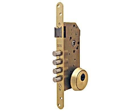 LO B mortise lock R200B567L bronsert 10