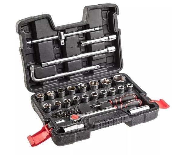 Top Tools hylsyavaimet 1/4", 1/2" sarja 47 kpl.