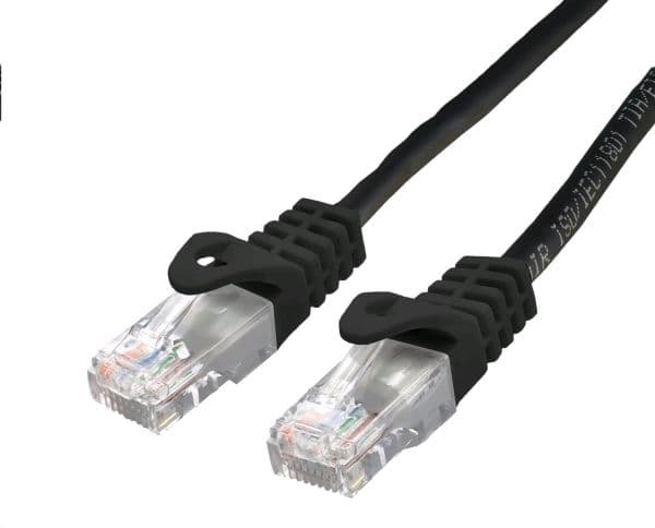 C-Tech patchkabel Cat6 UTP svart 5m