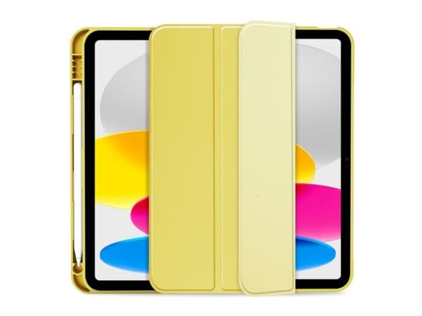 Tablet case 4kom.pl SC Pen tablet case for Apple iPad 10.9 2022 YELLOW
